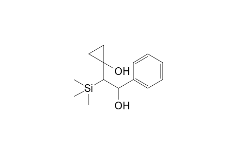 1-[2'-Phenyl-1'-(trimethylsilyl)-2'-hydroxyethyl]-cyclopropanol