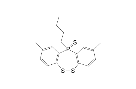 2,9-Dimethyl-11-(butyl)-11H-11lambda(5)-dibenzo[c,f]-[1,2,5]dithiaphosphepine-11-thione