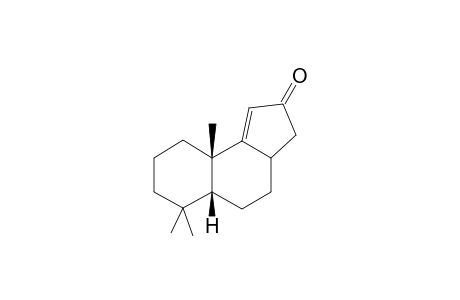 (-)-3,3a,4,5,5a,6,7,8,9,9a-Decahydro-6,6,9a-trimethyl) (3aS-(3a.beta.,5a.alpha.,9a.beta.)-2H-benz[e]inden-2-one