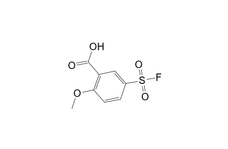 Benzoic acid, 5-(fluorosulfonyl)-2-methoxy-