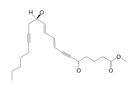 METHYL-(5RS,12R)-DIHYDROXY-ICOSA-(8E,10E)-DIENE-6,14-DIYNOATE