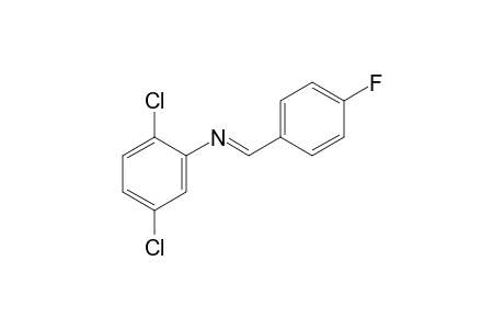 2,5-dichloro-N-(p-fluorobenzylidene)aniline