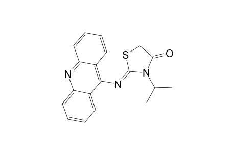 2-(ACRIDIN-9'-YL)-IMINO-3-ISOPROPYL-1,3-THIAZOLIDIN-4-ONE