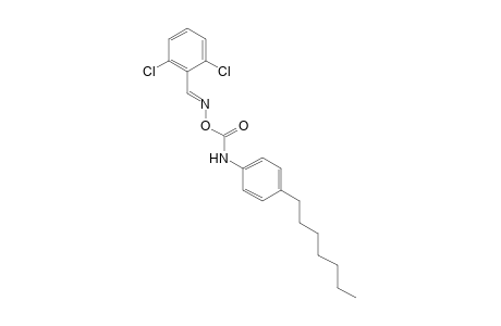 2,6-dichlorobenzaldehyde, O-[(p-heptylphenyl)carbamoyl]oxime