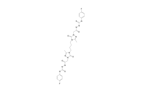 #4A;N-(4-FLUOROPHENYL)-2-[2-[4-[4-[1-[2-[2-(4-FLUOROPHENYLCARBAMOTHIOYL)-HYDRAZINYL]-2-OXOETHYL]-3-METHYL-5-OXO-1,2,4-TRIAZOLE-4(5H)-YL]-BUTYL]-3-METHYL-5-OXO-