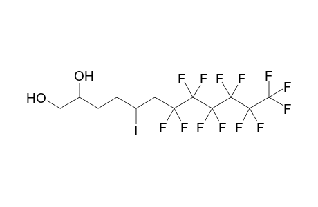 7,7,8,8,9,9,10,10,11,11,12,12,12-tridecafluoro-5-iodo-dodecane-1,2-diol