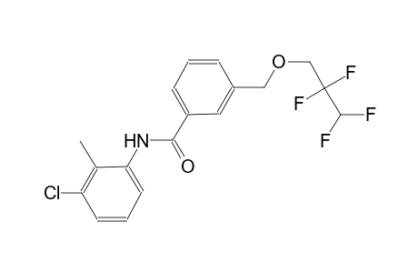 N-(3-chloro-2-methylphenyl)-3-[(2,2,3,3-tetrafluoropropoxy)methyl]benzamide