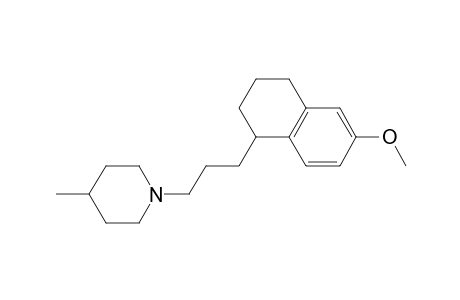 1-[3-(6-Methoxy-1,2,3,4-tetrahydronaphthalen-1-yl)propyl]-4-methylpiperidine