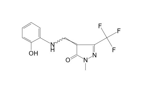 4-[(o-HYDROXYANILINO)METHYLENE]-1-METHYL-3-(TRIFLUOROMETHYL)-2-PYRAZOLIN-5-ONE