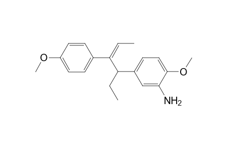 (E)-2-methoxy-5-(4-(4-methoxyphenyl)hex-4-en-3-yl)aniline