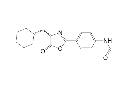 4'-[4-(cyclohexylmethylene)-5-oxo-2-oxazolin-2-yl]acetanilide