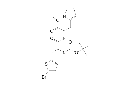 (2S-(R*,R*))-N-(3-(5-BrOMO-2-THIENYL)-2-(((1,1-DIMETHYL)-ETHOXYCARBONYL)-AMINO)-1-OXOPROPYL)-HISTIDINE_METHYLESTER