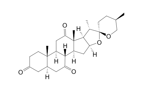 (25R)-5-ALPHA-SPIROSTANE-3,7,12-TRIONE