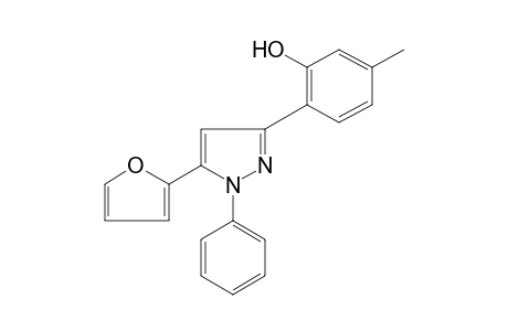 6-[5-(2-furyl)-1-phenylpyrazol-3-y]-m-cresol