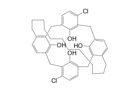 11,23-dichloro-5,17-dodecano-25,26,27,28-tetrahydroxycalix[4]arene