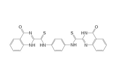 1,4-Bis[4-oxo-1,4-dihydroquinazolone-2-(thiocarbonyl)amino]benzene