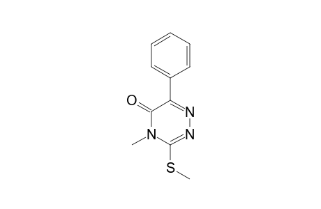 4-METHYL-3-METHYLTHIO-6-PHENYL-1,2,4-TRIAZIN-5(2H)-ONE