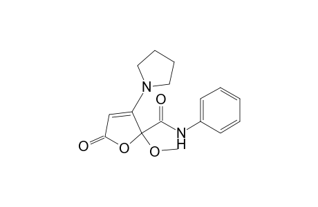 5-Methoxy-5-phenylcarbamoyl-4-(pyrrolidin-1-yl)-furan-2(5H)-one