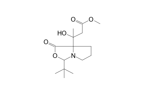 Methyl 3-(3-tert-butyl-1-oxodihydro-1H-pyrrolo[1,2-c][1,3]oxazol-7a(5H)-yl)-3-hydroxybutanoate