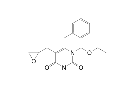 6-BENZYL-1-ETHOXYMETHYL-5-OXIRANYLMETHYL-1H-PYRIMIDINE-2,4-DIONE