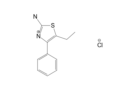 2-amino-5-ethyl-4-phenylthiazole, monohydrochloride