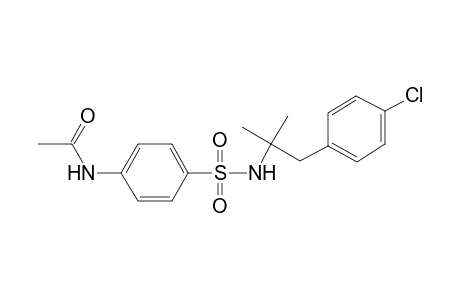 N-[4-(([2-(4-Chlorophenyl)-1,1-dimethylethyl]amino)sulfonyl)phenyl]acetamide