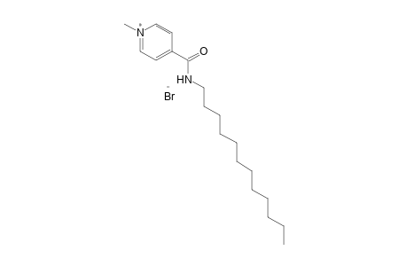 4-(dodecylcarbamoyl)-1-methylpyridinium bromide