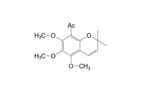 ALLOEVODIONE;8-CARBOXYMETHYL-5,6,7-TRIMETHOXY-2,2-DIMETHYL-2H-1-BENZOPYRAN