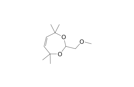 1,3-Dioxepin, 4,7-dihydro-2-(methoxymethyl)-4,4,7,7-tetramethyl-