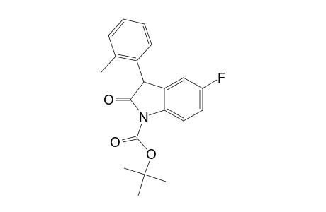 3-(2-Methylphenyl)-5-fluoro-N-Boc-2-oxoindoline