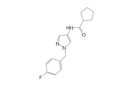 N-[1-(4-fluorobenzyl)-1H-pyrazol-4-yl]cyclopentanecarboxamide