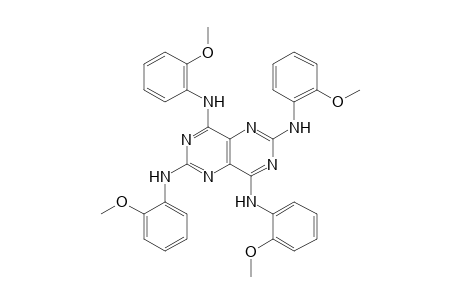 2,4,6,8-TETRA-o-ANISIDINOPYRIMIDO[5,4-d]PYRIMIDINE