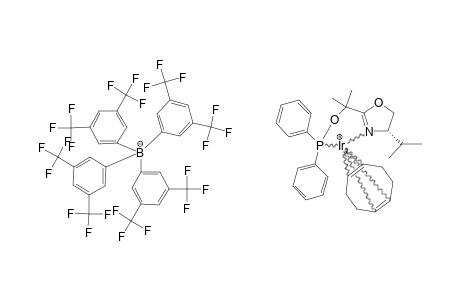 #8-IR;(-)-(S)-[(ETA(4)-1,5-CYCLOOCTADIENE)-[4-ISOPROPYL-2-(1-DIPHENYLPHOSPHINITE-1-METHYLETHYL)-4,5-DIHYDRO-OXAZOLE]-IRIDIUM-(I)]-TETRAKIS-[3,5-BIS-(TRI