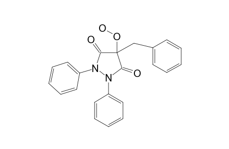 4-BENZYL-4-HYDROPEROXY-1,2-DIPHENYLPYRAZOLIDINE-3,5-DIONE