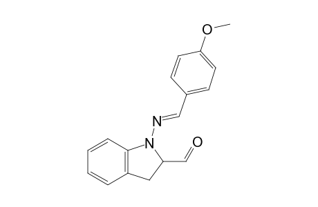 2-Formyl-1-(4-methoxybenzylideneamino)indoline