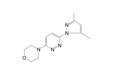 3-(3,5-dimethylpyrazol-1-yl) -6 -morpholinopyridazine