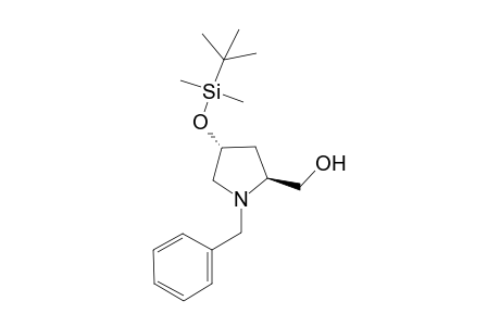 (2S,4R)-(N-BENZYL)-4-(TERT.-BUTYLDIMETHYLSILYLOXY)-PROLINOL