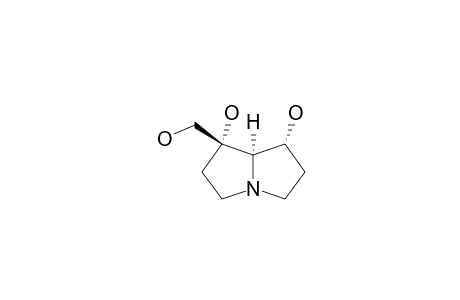 HELIBrACTEATINECINE;1-BETA-HYDROXYMETHYL-8-ALPHA-PYRROLIZIDINE-1-ALPHA,7-ALPHA-DIOL