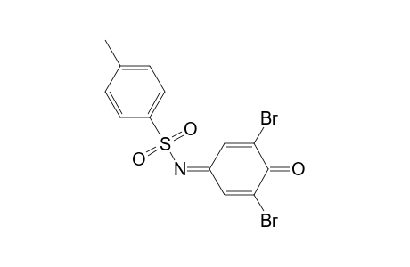 N-(3,5-dibromo-4-keto-cyclohexa-2,5-dien-1-ylidene)-4-methyl-benzenesulfonamide