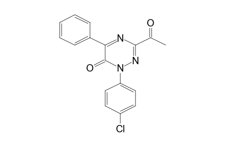 3-Acetyl-1-(4-chlorophenyl)-5-phenyl-1H-[1,2,4]triazin-6-one