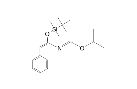 1-Isopropoxy-4-phenyl-3-t-butyldimethylsiloxy-2-aza-1,3-butadiene