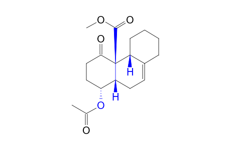 1,2,3,4,4a,4b,5,6,7,8,10,10a-dodecahydro-1-hydroxy-4-oxo-4a-phenanthrenecarboxylic acid, methyl ester, acetate