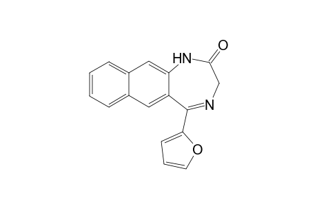 5-(2'-Furyl)-1,3-dihydronaphtho[e][1,4]diazepin-2-one