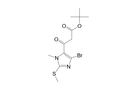 TERT.-BUTYL-3-OXO-3-[1-METHYL-4-BROMO-2-(METHYLTHIO)-5-IMIDAZOLYL]-PROPANOATE