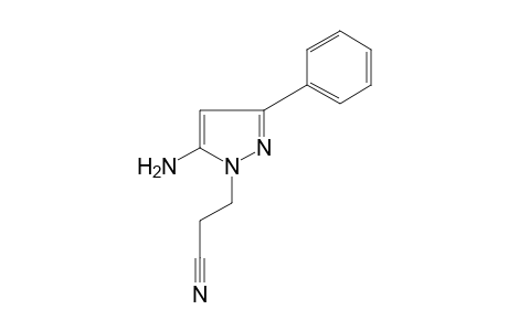 5-amino-3-phenylpyrazole-1-propionitrile