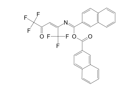 3-Penten-2-one, 1,1,1,5,5,5-hexafluoro-4-[(naphth-2-yl)(naphth-2-ylcarboxy)methylene]amino-