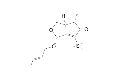 (4SR,5SR,8RS)-8-(BUT-2-ENYLOXY)-4-METHYL-2-TRIMETHYLSILYL-7-OXABICYCLO-[3.3.0]-OCT-1-ENE-3-ONE