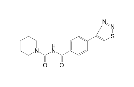 N-[p-(1,2,3-thiadiazol-4-yl)benzoyl]-1-piperidinecarboxamide