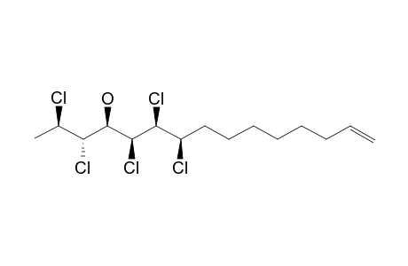 (2R,3S,4R,5S,6S,7R)-2,3,5,6,7-PENTACHLOROPENTADEC-14-EN-4-OL