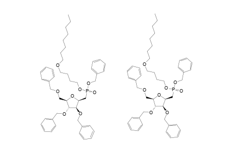 1-[BENZYL-(BUTYL-4'-O-OCTYL)]-3,4,6-TRI-O-BENZYL-2,5-ANHYDRO-D-GLUCITYL-PHOSPHONATE